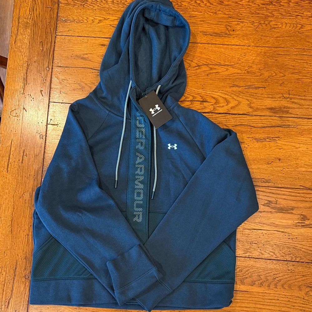 Under Armour Dark Teal Hoodie New With Tags !